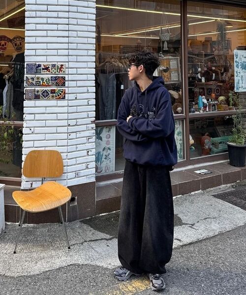 GAKKAI UNIONS(ガッカイユニオンズ)の「クエイサーフードティー ネイビー(パーカー・レディース・その他・MEDIUM/LARGE/X-LARGE/SMALL)」の8枚目の写真