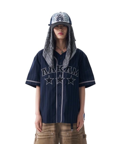 AAKAM（アーカム）の「Cotton Baseball Jersey (Navy)（その他トップス・レディース・その他・1/2）」の2枚目の写真