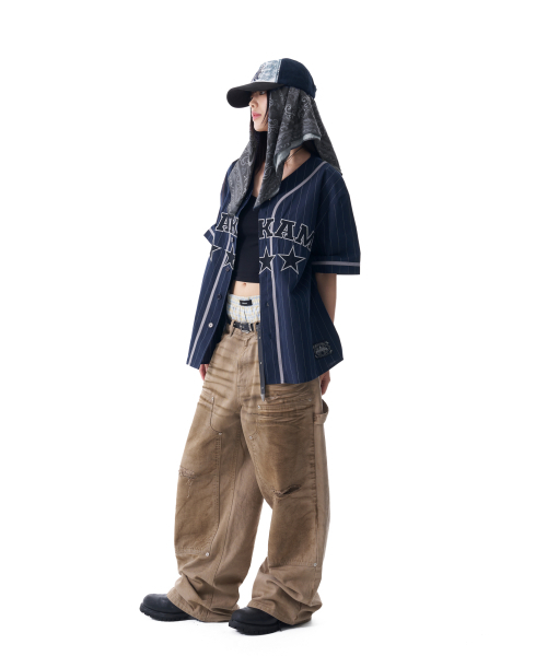 AAKAM（アーカム）の「Cotton Baseball Jersey (Navy)（その他トップス・レディース・その他・1/2）」の4枚目の写真