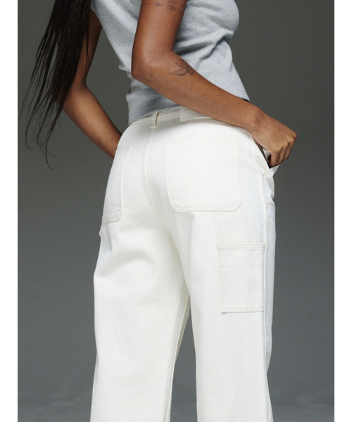 GLOWNY（グロウニ―）の「THE COOPER JEANS (WHITE)（デニムパンツ・レディース・その他・MEDIUM/LARGE/X-SMALL/SMALL）」の6枚目の写真