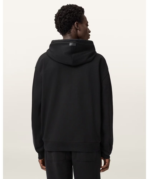 ALLSAINTS（オールセインツ）の「MILO ZIP OTH HOODY | MILO ZIP OTH フーディー（パーカー・メンズ・ブラック・XS/S/M/L/XL）」の7枚目の写真