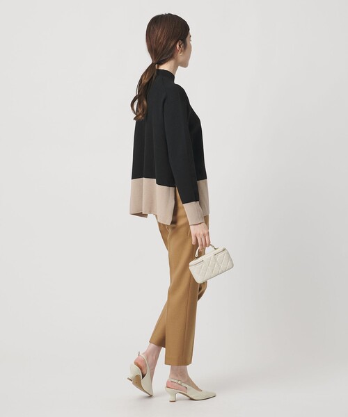 UNITED ARROWS（ユナイテッドアローズ）の「ウールブレンド ハイネックニット ‐ウォッシャブル‐（ニット/セーター・レディース・その他7/その他2/ダークグレー・FREE）」の11枚目の写真