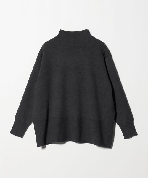 UNITED ARROWS（ユナイテッドアローズ）の「ウールブレンド ハイネックニット ‐ウォッシャブル‐（ニット/セーター・レディース・その他7/その他2/ダークグレー・FREE）」の15枚目の写真