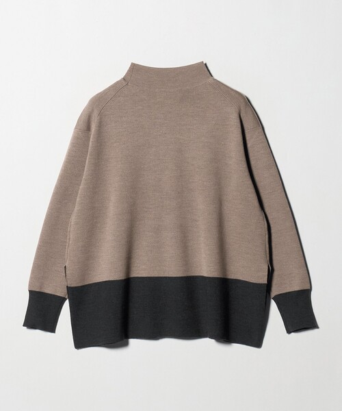 UNITED ARROWS（ユナイテッドアローズ）の「ウールブレンド ハイネックニット ‐ウォッシャブル‐（ニット/セーター・レディース・その他7/その他2/ダークグレー・FREE）」の22枚目の写真