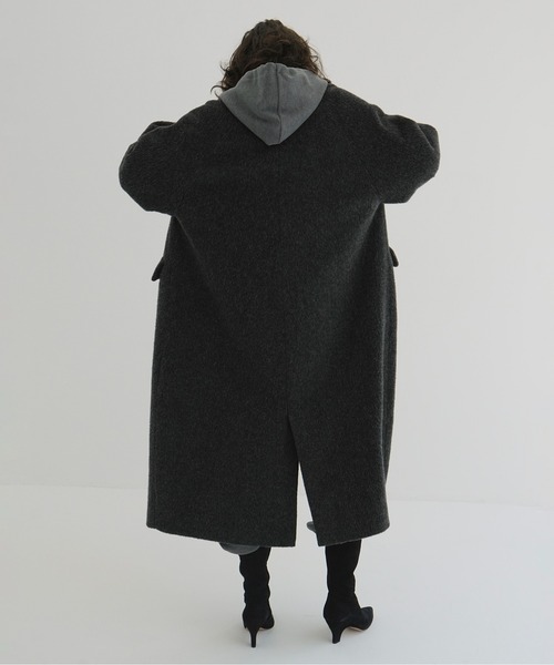 CLANE（クラネ）の「DOUBLE WOOL LONG COAT（チェスターコート・レディース・ブラウン/グレー/ブラック・1/2/0）」の15枚目の写真