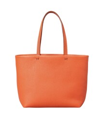 トートバッグ（オレンジ/橙色系・レザー・本革）ファッション通販