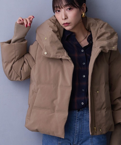 セール】シームレスダウンブルゾン（ダウンジャケット/コート