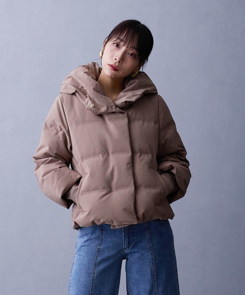 セール】シームレスダウンブルゾン（ダウンジャケット/コート