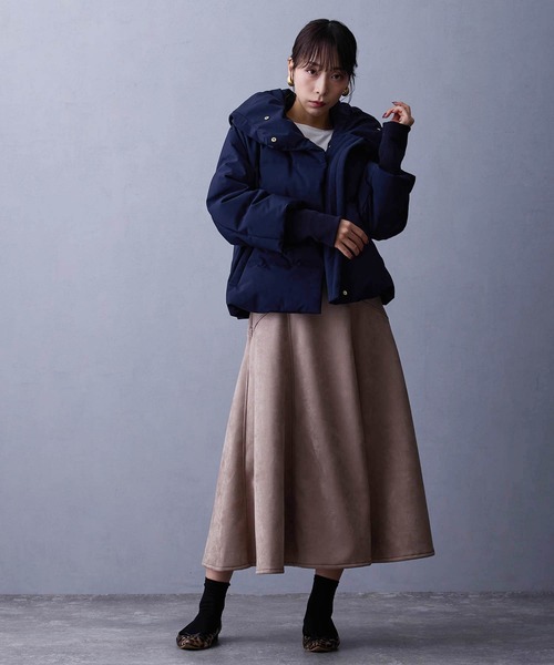 セール】シームレスダウンブルゾン（ダウンジャケット/コート