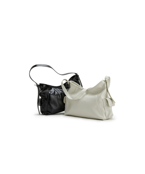 LAP（ラップ）の「SOFT SQUARE SHOULDER BAG AR7AB224（ショルダーバッグ・レディース・ブラック/アイボリー・FREE）」の10枚目の写真