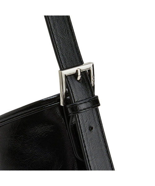 LAP（ラップ）の「SOFT SQUARE SHOULDER BAG AR7AB224（ショルダーバッグ・レディース・ブラック/アイボリー・FREE）」の7枚目の写真