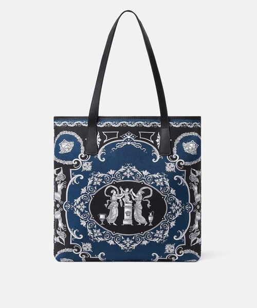 VERSACE(ヴェルサーチ)の「トート バッグ ラ メドゥーサ(トートバッグ・メンズ・ブラック×ブルー・ONE SIZE)」の2枚目の写真