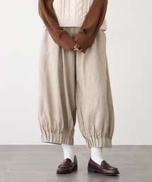 ubasoku（ウバソク）の「ubasoku 裾変形ﾋﾟﾝﾀｯｸﾜｲﾄﾞｼﾙｴｯﾄ裏付ﾊﾟﾝﾂ（その他パンツ）」