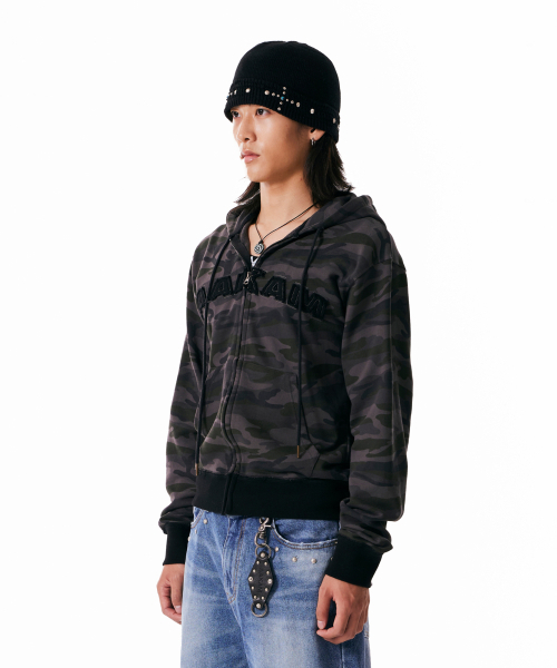 AAKAM(アーカム)の「Contrast Logo Zip-up Hoodie (Black)(パーカー・レディース・その他・1/2)」の13枚目の写真