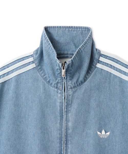 adidas(アディダス)の「adidas DENIM FB JACKET / アディダス デニム ファイヤーバード ジャケット(デニムジャケット・メンズ・ライトブルー・S/M/L/XL/XXL)」の7枚目の写真