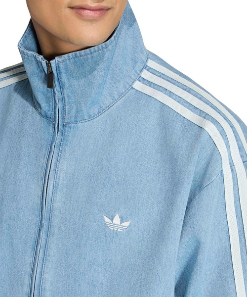 adidas(アディダス)の「adidas DENIM FB JACKET / アディダス デニム ファイヤーバード ジャケット(デニムジャケット・メンズ・ライトブルー・S/M/L/XL/XXL)」の9枚目の写真