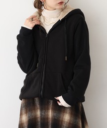 atONE（アットワン）の「裏ボアジップアップパーカー（パーカー）」