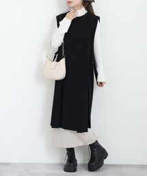 EGLANTINE フェエイクウールロングジレ