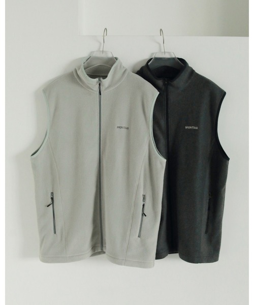 anuke（アンヌーク）の「Fleece Zip Vest（ベスト・レディース・ブルー系その他/チャコールグレー・36inch/38inch）」の11枚目の写真