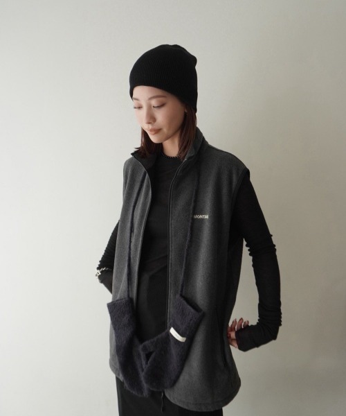 セール】Fleece Zip Vest（ベスト）｜anuke（アンヌーク）の