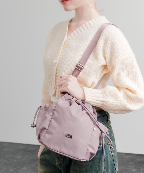 THE NORTH FACE(ザノースフェイス)の「日本未展開モデル THE NORTH FACE ザ・ノースフェイス WHITE LABEL ホワイトレーベル BONNEY BUCKET BAG MINI/2WAYショルダーバッグ(ショルダーバッグ・レディース・ブラック/クリーム/スモークピンク・FREE)」の19枚目の写真