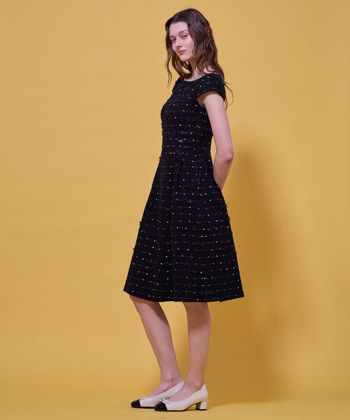 TOCCA(トッカ)の「FLOWER HIDE AND SEEK ドレス(ワンピース・レディース・ブラック系/アイボリー系・0/6/4/2)」の17枚目の写真