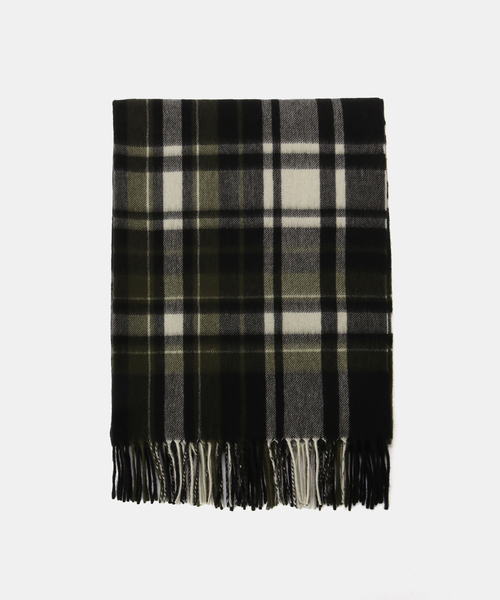 Joshua Ellis（ジョシュアエリス）の「【JOSHUA ELLIS/ジョシュア エリス】 MILITARY FLANNEL CHECK（ストール/ショール・レディース・カーキ・FREE）」の8枚目の写真