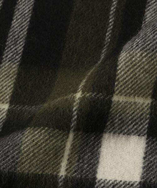 Joshua Ellis（ジョシュアエリス）の「【JOSHUA ELLIS/ジョシュア エリス】 MILITARY FLANNEL CHECK（ストール/ショール・レディース・カーキ・FREE）」の11枚目の写真