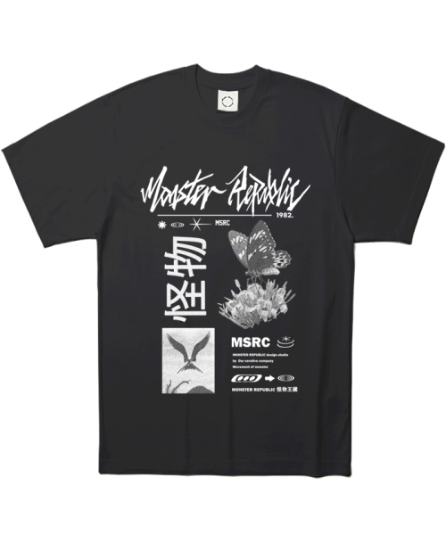 MONSTER REPUBLIC(モンスターリパブリック)の「フライミックスホワイトTシャツブラック(Tシャツ/カットソー・レディース・その他・X-LARGE/LARGE/MEDIUM/SMALL)」の2枚目の写真