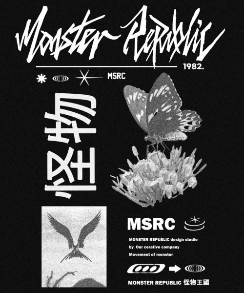 MONSTER REPUBLIC(モンスターリパブリック)の「フライミックスホワイトTシャツブラック(Tシャツ/カットソー・レディース・その他・X-LARGE/LARGE/MEDIUM/SMALL)」の3枚目の写真