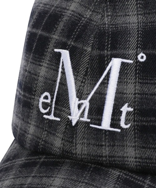 MUCENT（ムセント）の「【UNISEX】MUCENT／シグネチャーチェックCAP（キャップ・レディース・ブラック・FREE）」の3枚目の写真
