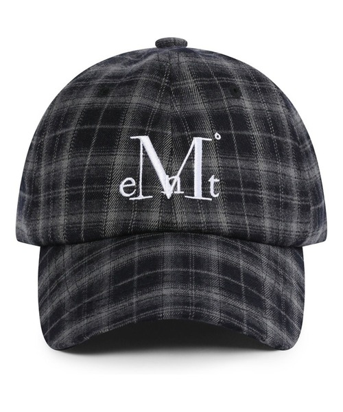 MUCENT（ムセント）の「【UNISEX】MUCENT／シグネチャーチェックCAP（キャップ・レディース・ブラック・FREE）」の4枚目の写真