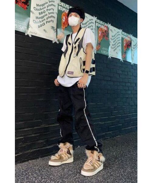 MASSNOUN（マスノウン）の「ダブルインシジョンデニムパンツ MSTJP001-BK（デニムパンツ・レディース・その他・MEDIUM/SMALL）」の11枚目の写真