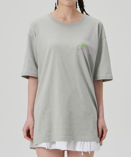 ASTRAL PROJECTION（アストラルプロジェクション）の「[グッドデイ]コットンルーズフィット半袖Tシャツ_ダスティミント（Tシャツ/カットソー・メンズ・その他・LARGE/MEDIUM/X-LARGE/XX-LARGE）」の5枚目の写真