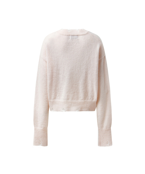 ERER(エルエル)の「グラインダー クロップドカーディガン ライラック(カーディガン/ボレロ・レディース・Lilac・1/2)」の4枚目の写真