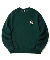 TRIPSHION（トリップション）の「シングルフラワーロゴクルーネック - グリーン（スウェット）」