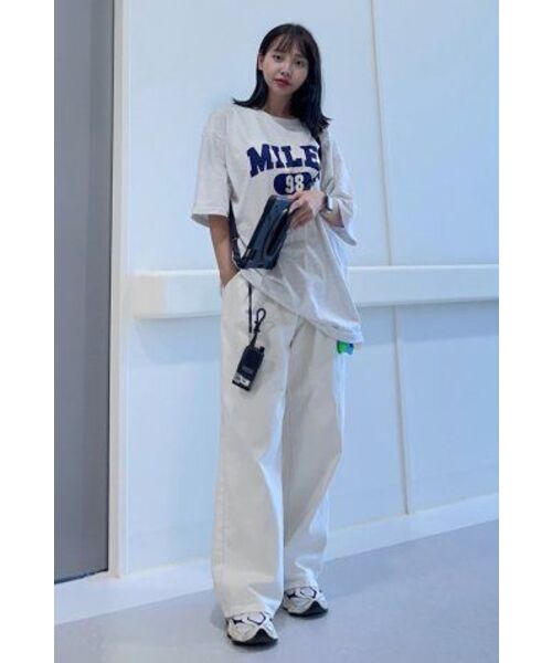 THE MILE（ザマイル）の「MILES 98 RAW CREW [OATMEAL]（Tシャツ/カットソー・メンズ・その他・LARGE/MEDIUM/SMALL/X-LARGE/X-SMALL）」の4枚目の写真