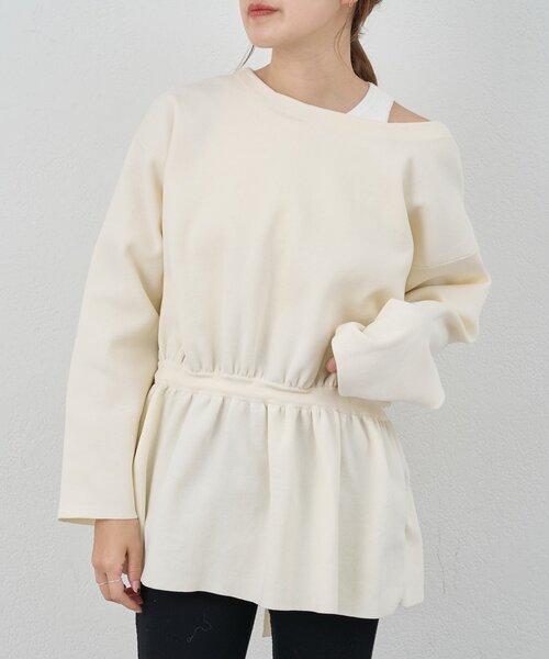 SHENERY(シーナリー)の「3WAYペプラムカーディガン(カーディガン/ボレロ・レディース・ブラック/オフホワイト/イエロー・FREE)」の4枚目の写真