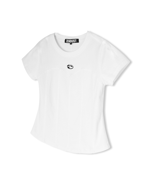 ZENDUST(ジェンダスト)の「Wonder Corset Short-sleeve BLACK(Tシャツ/カットソー・レディース・ブラック・SMALL/MEDIUM)」の3枚目の写真