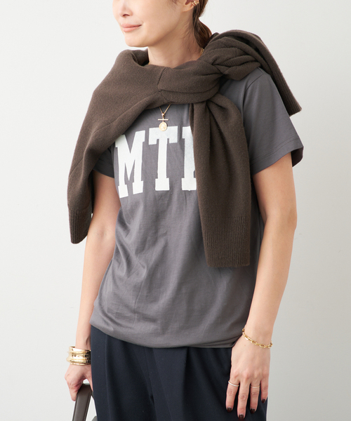 Deuxieme Classe（ドゥーズィエムクラス）の「【DENIMIST/デニミスト】 DENIMIST CLASSIC TSHIRT（Tシャツ/カットソー・レディース・チャコールグレー・FREE）」の2枚目の写真