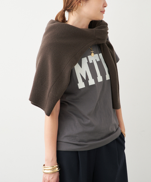 Deuxieme Classe（ドゥーズィエムクラス）の「【DENIMIST/デニミスト】 DENIMIST CLASSIC TSHIRT（Tシャツ/カットソー・レディース・チャコールグレー・FREE）」の3枚目の写真