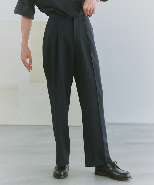 NewAnce(ニュアンス)の「【NewAnce】Hopsack Pants(その他パンツ・メンズ・ベージュ/ネイビー/ブラック・S/L/M)」の3枚目の写真