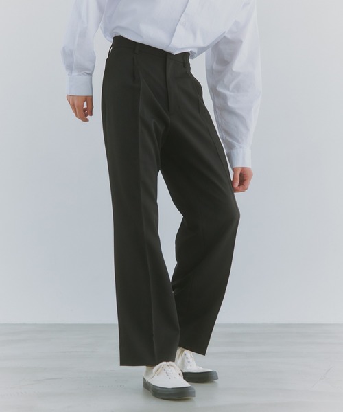 NewAnce(ニュアンス)の「【NewAnce】Hopsack Pants(その他パンツ・メンズ・ベージュ/ネイビー/ブラック・S/L/M)」の2枚目の写真