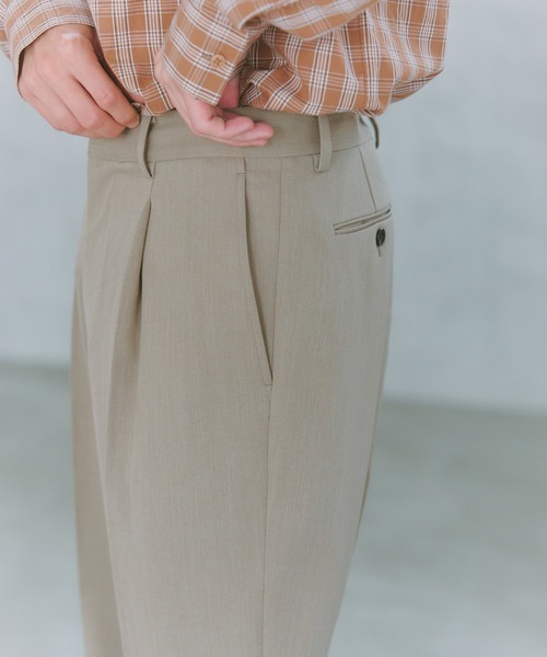 NewAnce(ニュアンス)の「【NewAnce】Hopsack Pants(その他パンツ・メンズ・ベージュ/ネイビー/ブラック・S/L/M)」の10枚目の写真