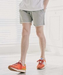 PAPERBOY（ペーパーボーイ）の「カットオフヘビーハーフパンツショートパンツ-メランジ（その他パンツ）」