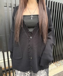 Figments | ダメージビッグカーディガン(カーディガン/ボレロ)