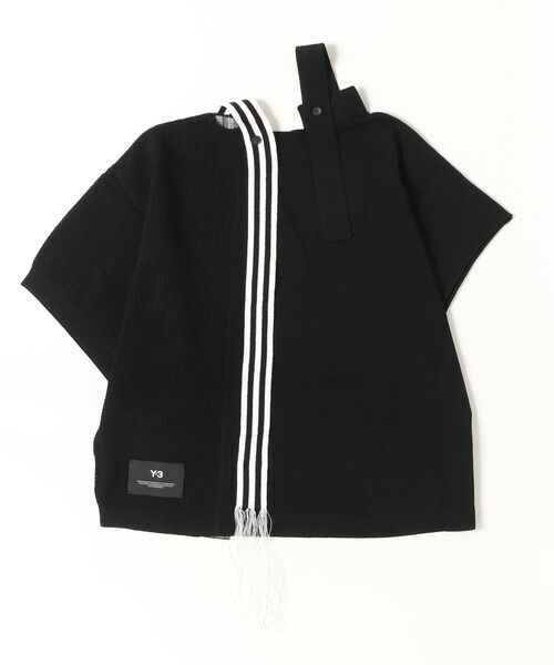 Y-3（ワイスリー）の「Y-3 KNIT TOP（ニット/セーター・レディース・ブラック×ホワイト・X-SMALL/SMALL/XX-SMALL/MEDIUM）」の8枚目の写真