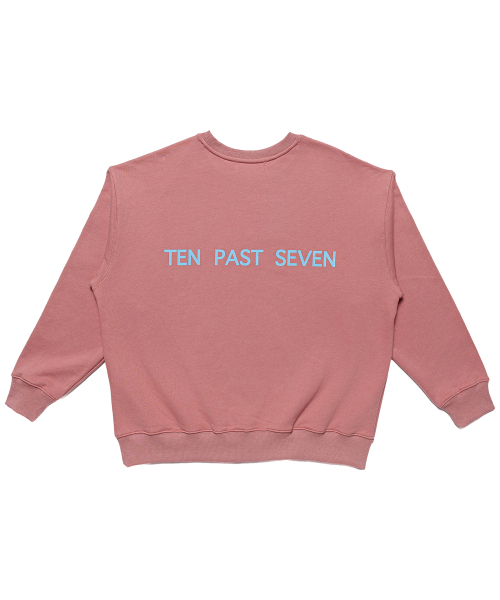 TEN PAST SEVEN(テン ファスト セブン)の「オーバーサイズスウェットシャツ - ピンク(スウェット・メンズ・その他・SMALL/MEDIUM/LARGE)」の2枚目の写真