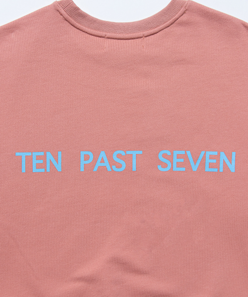 TEN PAST SEVEN(テン ファスト セブン)の「オーバーサイズスウェットシャツ - ピンク(スウェット・メンズ・その他・SMALL/MEDIUM/LARGE)」の7枚目の写真