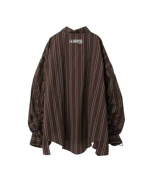 CONVERSE TOKYO（コンバーストウキョウ）の「【over print】BREAK WIDE SHIRTS（シャツ/ブラウス・レディース・ブルー/ブラウン・LARGE/MEDIUM）」の6枚目の写真